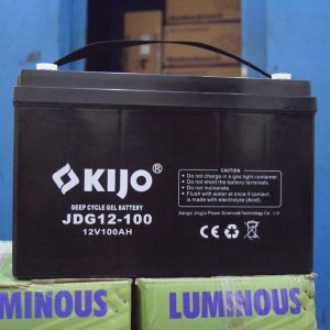 JUAL BATERAI AKI KERING AGM GEL KIJO JDG12-100 12V 100AH