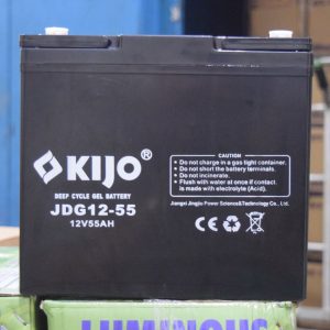 JUAL BATERAI AKI KERING AGM GEL KIJO JDG12-55 12V 55AH