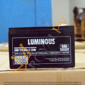 BATERAI VRLA LUMINOUS 12V 9AH ROYALPV