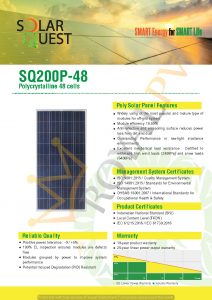 PANEL SURYA 200WP SNI TKDN SOLAR QUEST JAKARTA