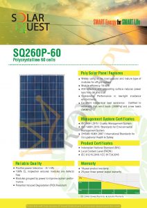 PANEL SURYA 260WP SNI TKDN SOLAR QUEST JAKARTA