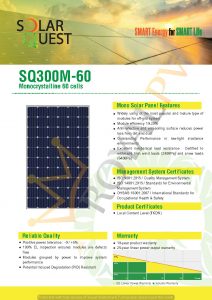 PANEL SURYA 300WP SNI TKDN MONOCRYSTALLINE SOLAR QUEST JAKARTA